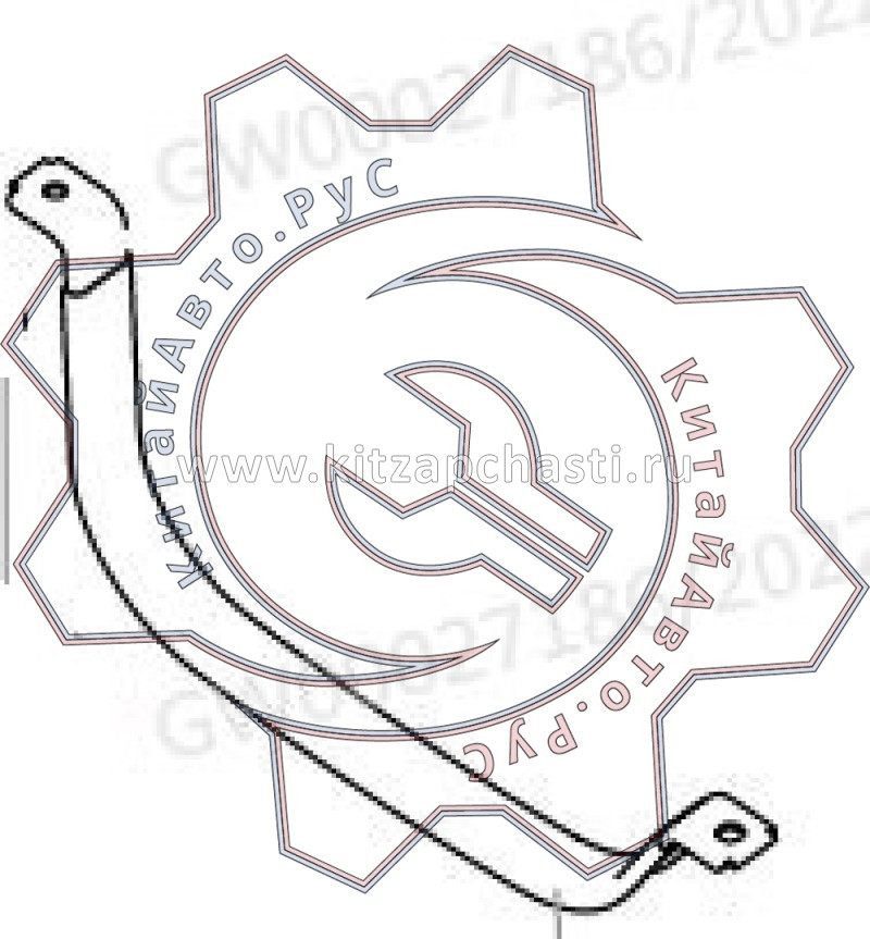 Бандаж топливного бака задний HAVAL H9 2pecт 1101103XKM14A