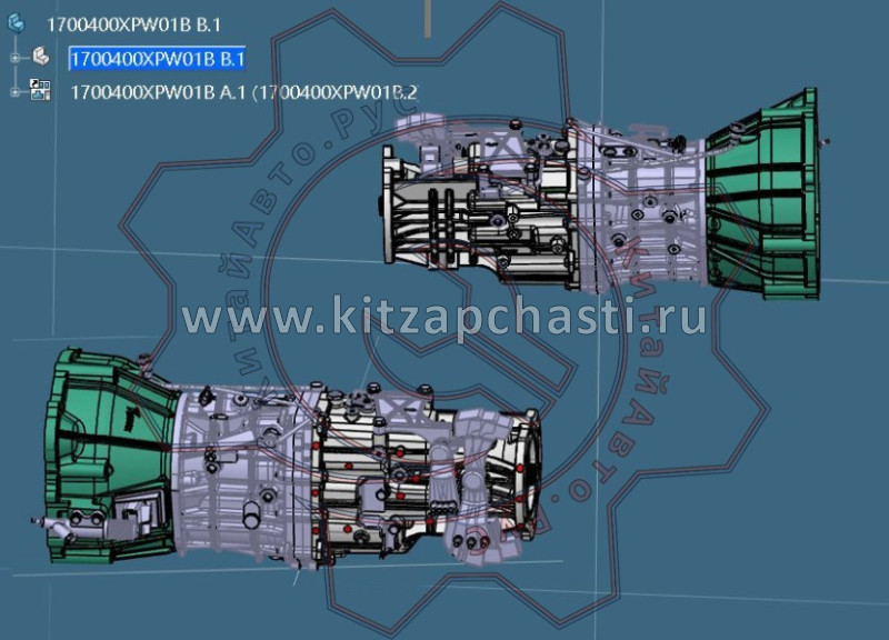 Кпп в сборе Great Wall Poer  1700400XPW01B