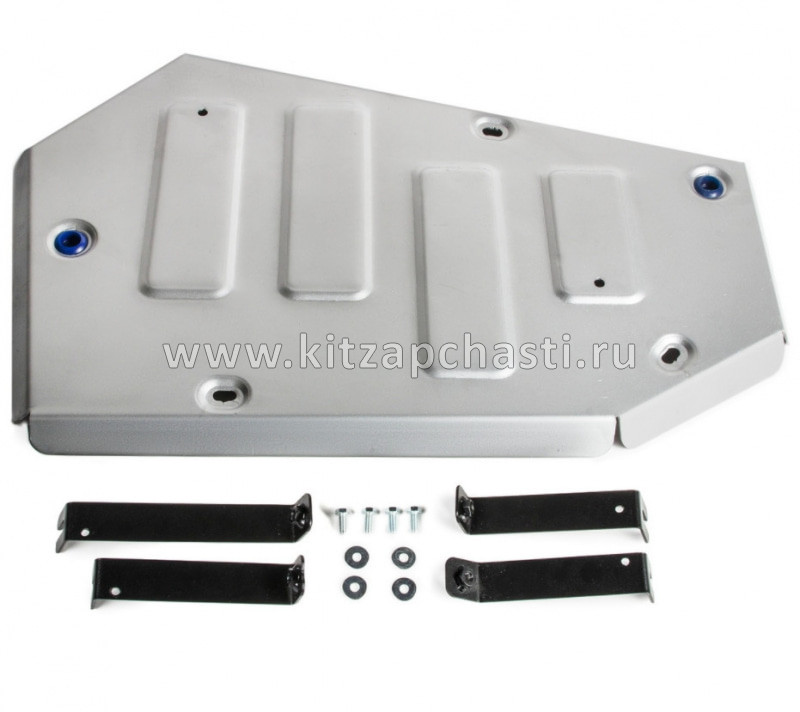 Защита топливного бака (алюминий 4мм + крепеж) Elite, Premium / 2WD HAVAL H3 RUS4990
